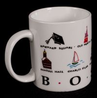 Boston Massachusetts Historical Scenic Coffee Mug